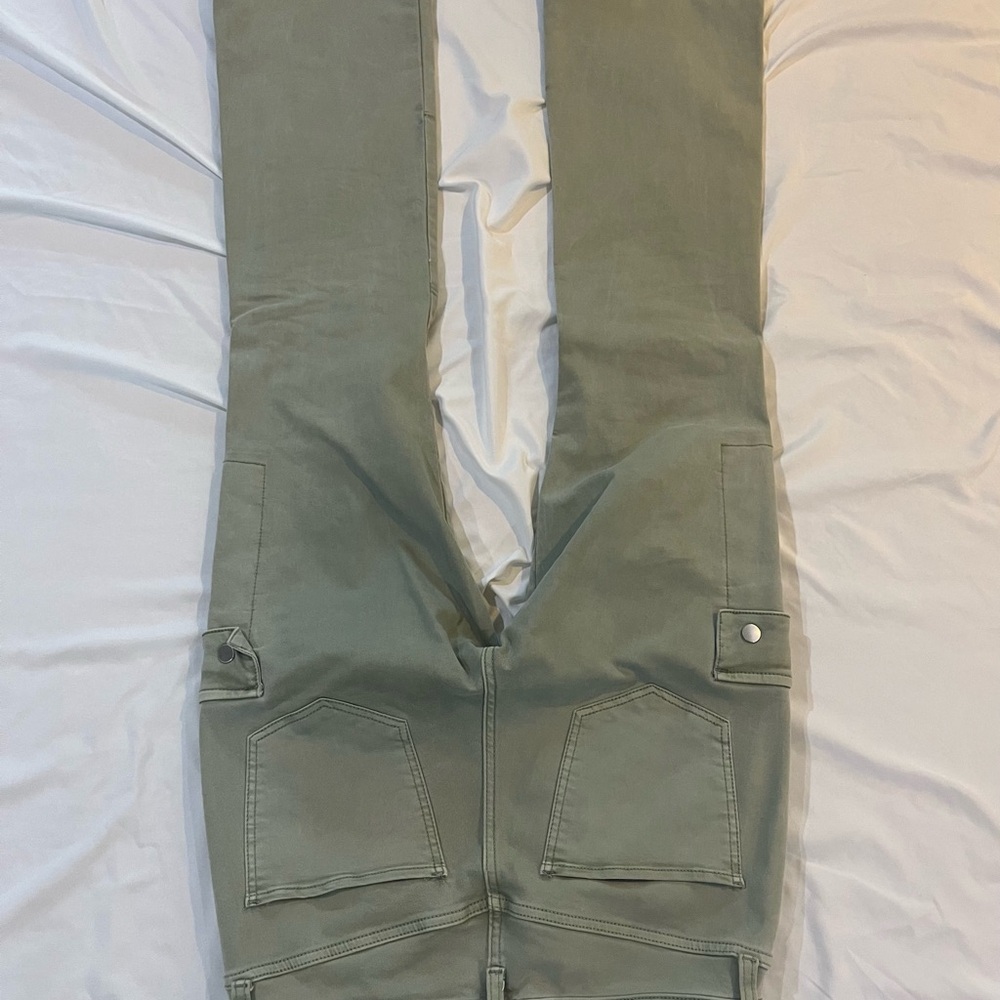 Joe’s The Frankie Cargo Pants-green khaki, size 27 - Picture 7 of 8
